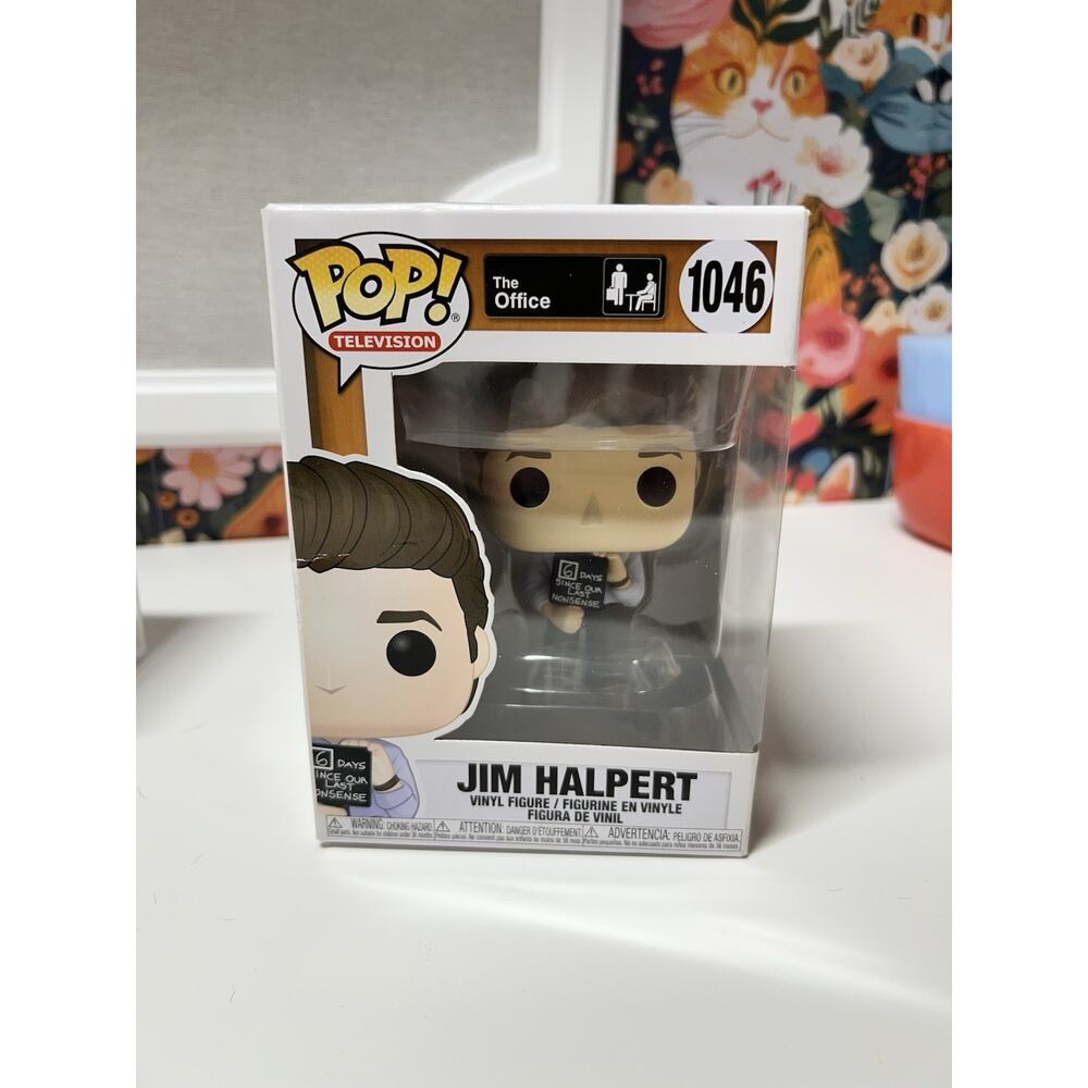 Funko Pop The Office Jim Halpert #1046 Vinyl Figure NIB Collectible